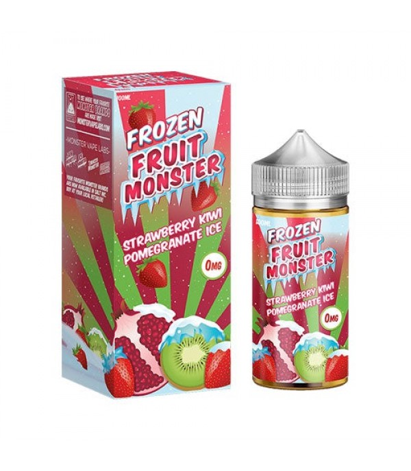Strawberry Kiwi Pomegranate Ice | Frozen Fruit Monster