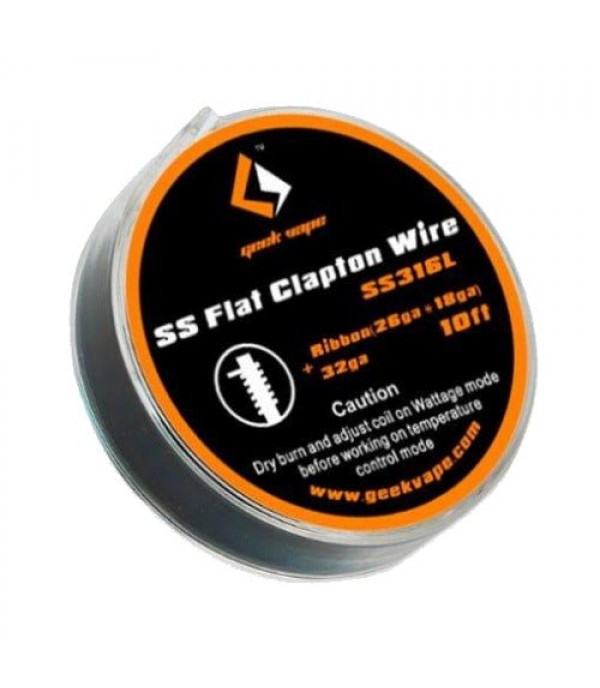 SS Flat Clapton Wire | Geek Vape