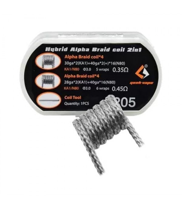 Hybrid Alpha Braid Coils | Geek Vape